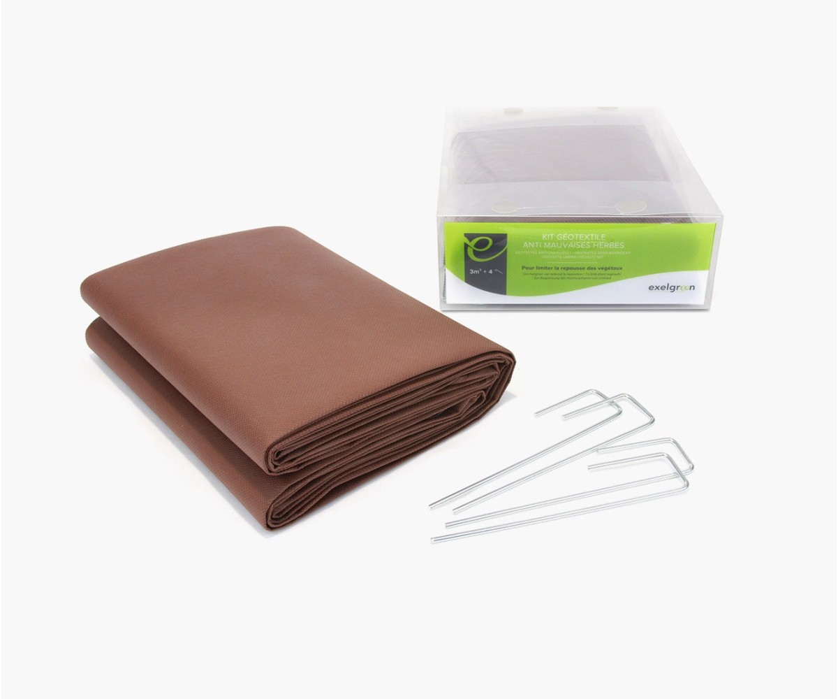 Kit géotextile anti mauvaises herbes