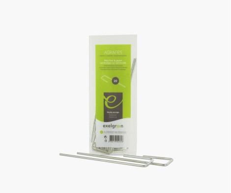 Galvanised staples - pack of 20