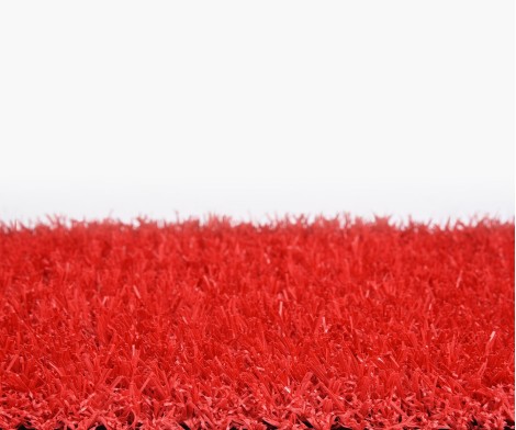Gazon Synthétique Décoration Rouge