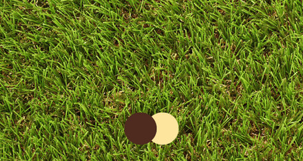 choisir un gazon synthetique marron beige