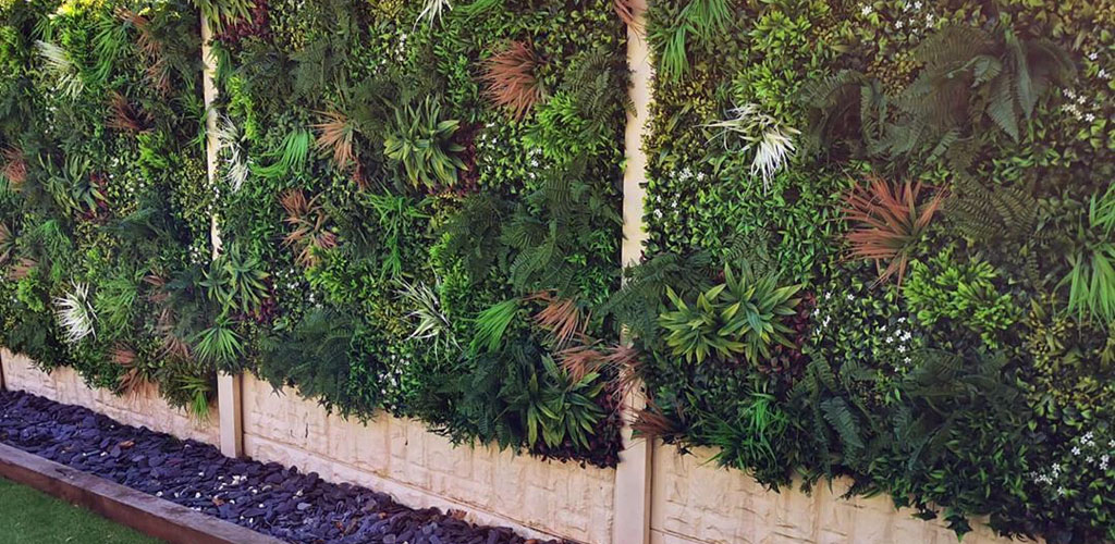 mur végétal artificiel aménagé