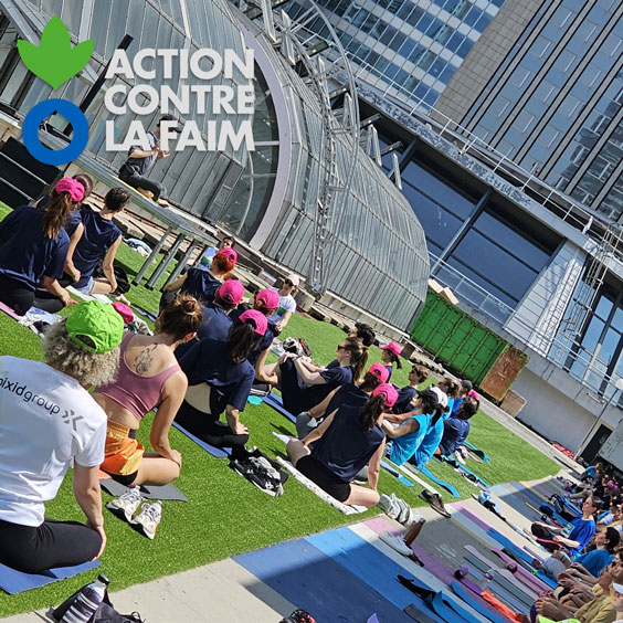 yoga uitdaging actie tegen de armoede