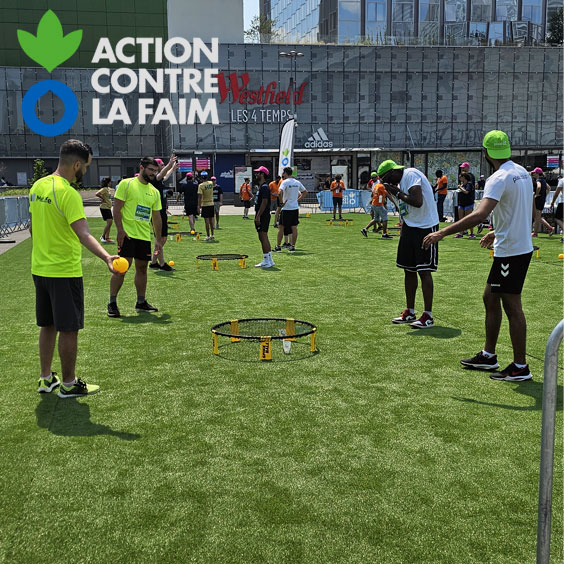 spikeball and action against hunger