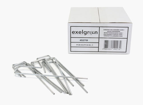 Galvanized staples