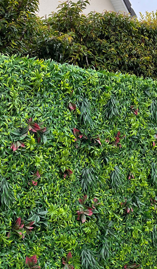 Outdoor artificial wall