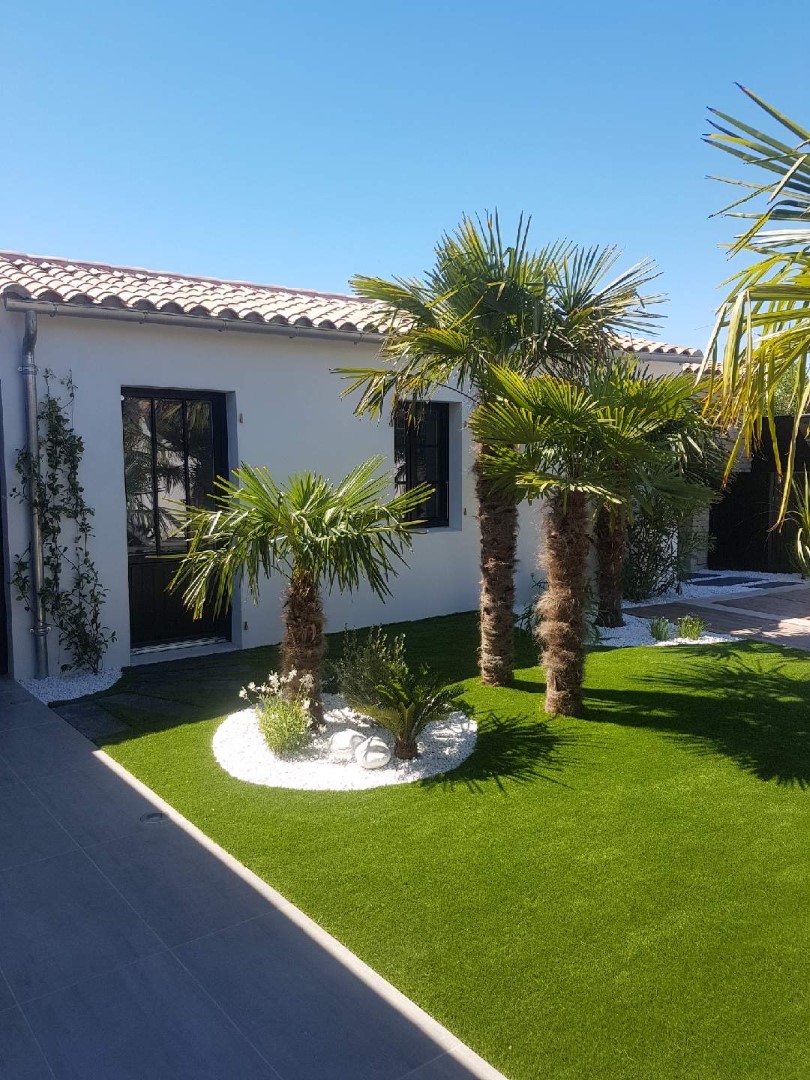 Gazon artificiel jardin