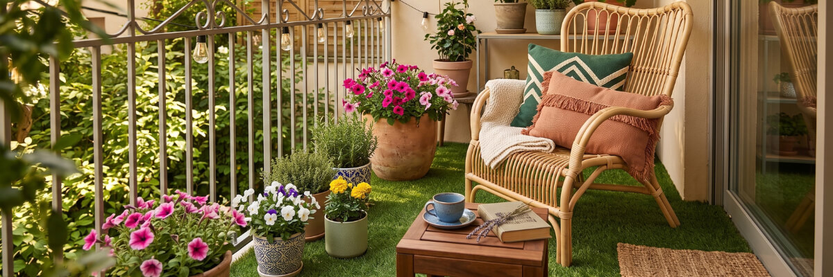 comment aménager un petit balcon d'appartement avec style ?