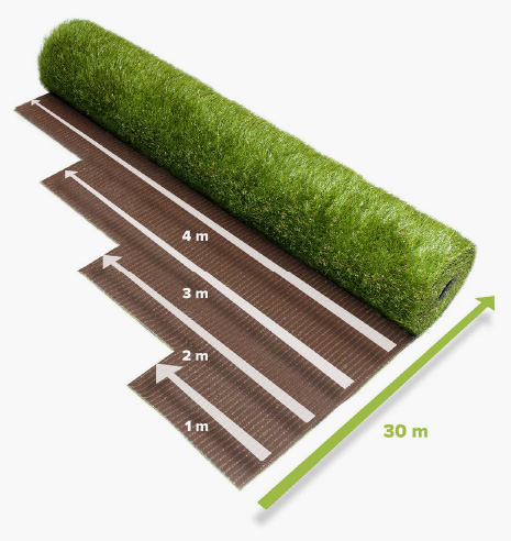 Découpe et pose de gazon synthétique sur-mesure pour le jardin - Exelgreen